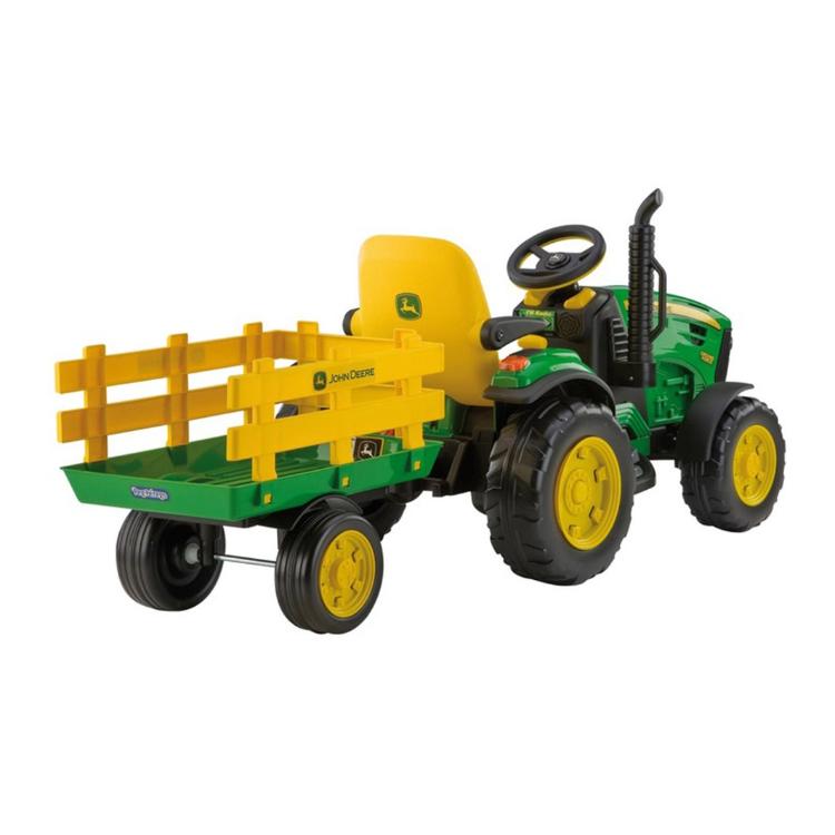 Peg Perego John Deere Ground Force s prikolico