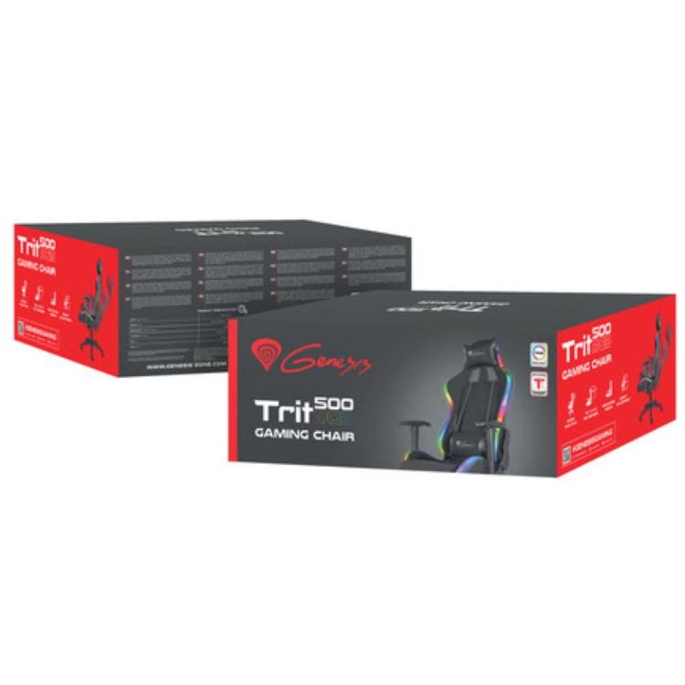 Gaming stol Genesis Trit 500 RGB LED, ergonomski, nastavljiv_4