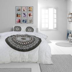 Bombažna satenasta posteljnina Svilanit Circle 200x200 cm, 2-krat 50x70 cm_2