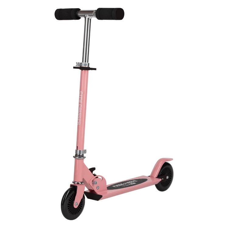 Roza otroški skiro z nastavljivim krmilom, pogled pod kotom