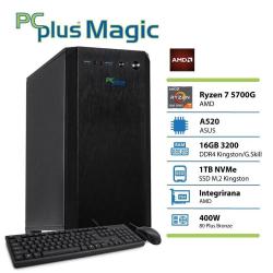Namizni računalnik PCPLUS Magic Ryzen 7 5700G 16GB 1TB