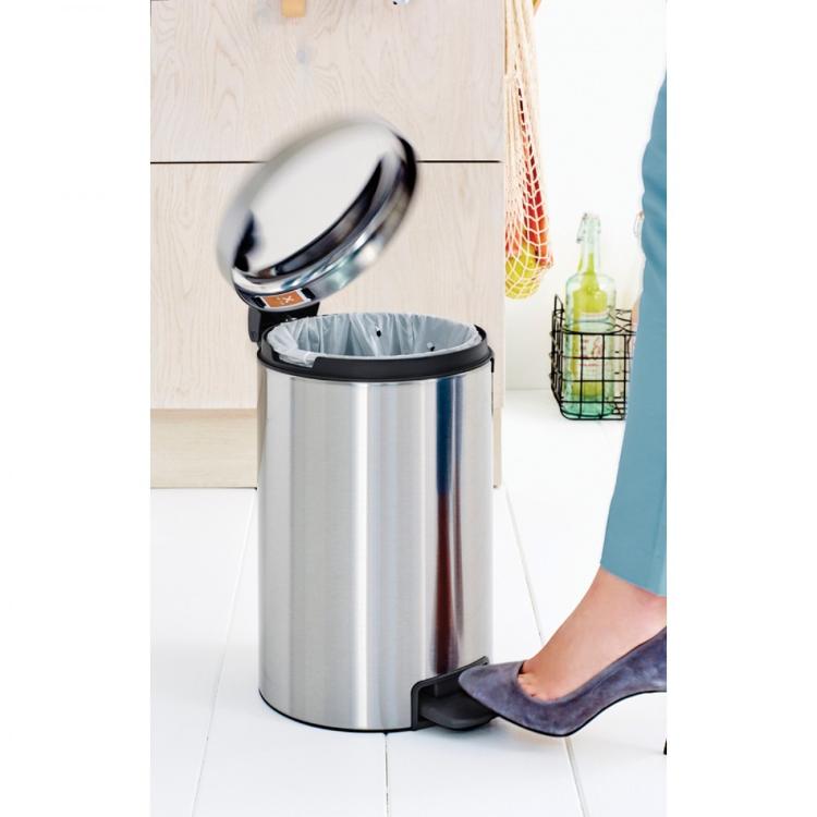 Koš za smeti Brabantia, 12 L, kovinski