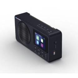 Prenosni radio Blaupunkt DR6BK pod kotom, z zaslonom, tipkami, Bluetooth, DAB+/FM in kompaktnim modernim dizajnom