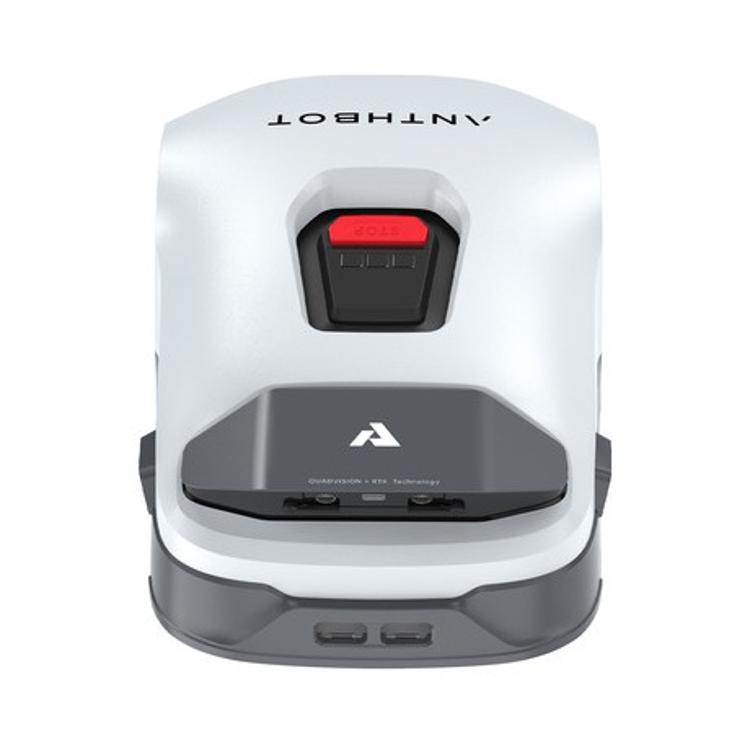 AI ANTHBOT GENIE 3000 v stranskem pogledu z robustnimi kolesi za stabilno vožnjo po zahtevnem terenu.