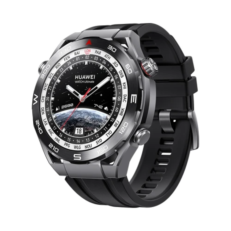 Pametna ura Huawei Watch Ultimate Titanium, črna