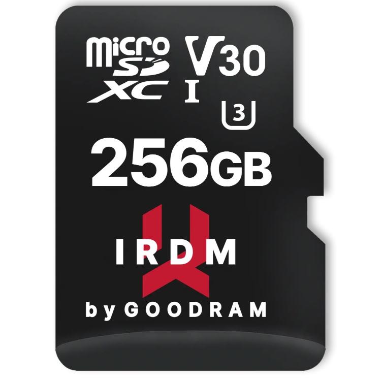 Spominska kartica MicroSD Goodram 256GB, 100MB/s, IRDM M3A IR-M3AA-2560R12