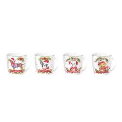 Lonček Easy life Christmas dogs mug, en kos_1