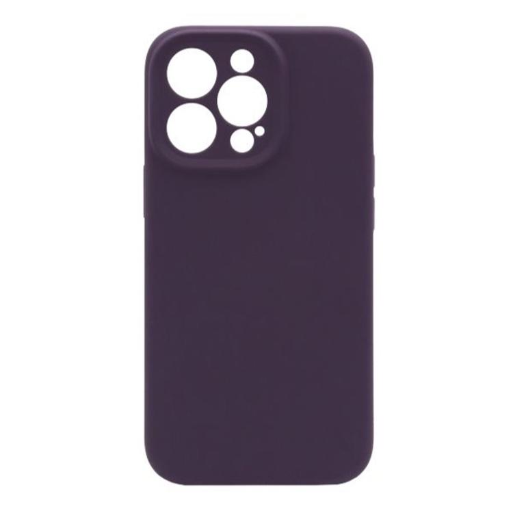 Silikonski ovitek (liquid silicone) za Apple iPhone 13 Pro, N-Soft, temno vijolična