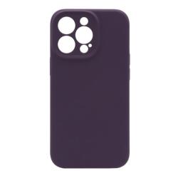 Silikonski ovitek (liquid silicone) za Apple iPhone 13 Pro, N-Soft, temno vijolična