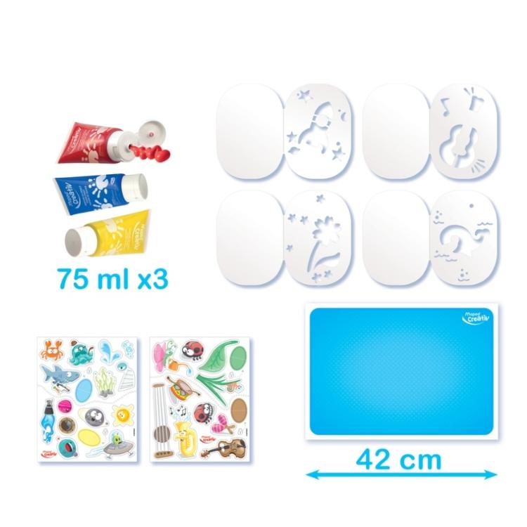 Kreativni set Maped prstne barve_2