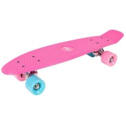 Hudora rolka - Retro skateboard, roza