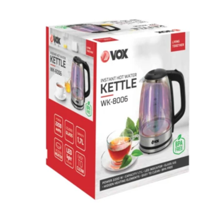 Grelnik vode VOX WK-8006, 1,7 L