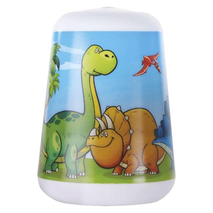 Otroška nočna LED lučka s svetilko Emos Dino, 3× AAA
