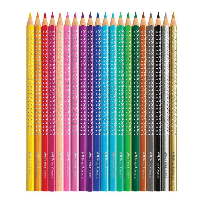 Barvice Faber-Castell GRIP Sparkle 20/1_2