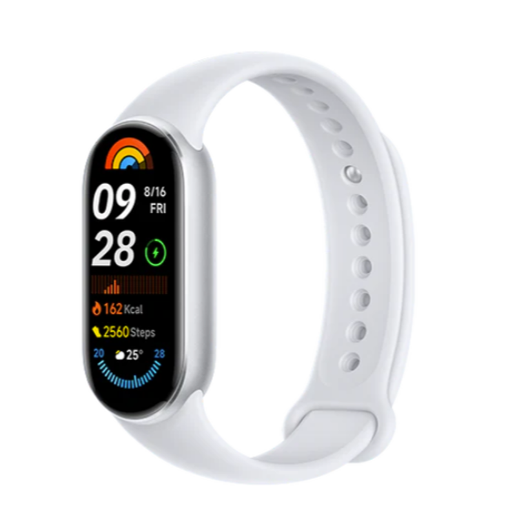 Pametna zapestnica Xiaomi Smart Band 9, srebrna