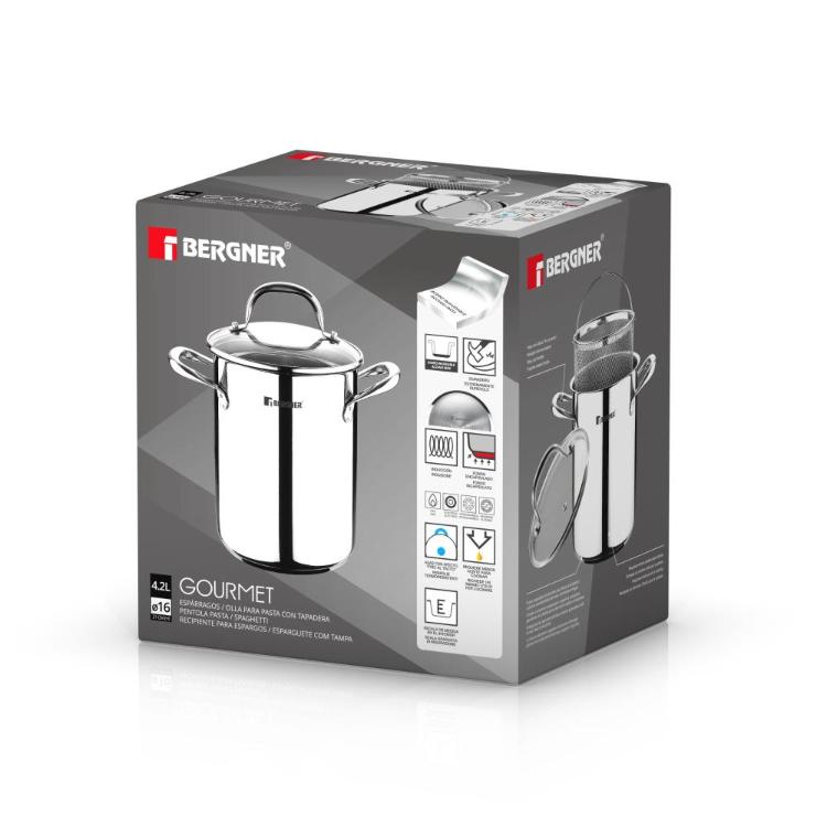 Lonec Gourmet za testenine/ šparglje 4,2 l bg-6379 