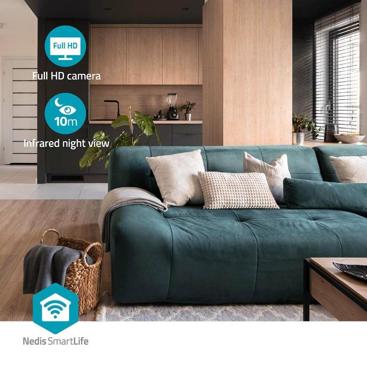 Pametna solarna kamera NEDIS WIFICBO50WT FHD IP65