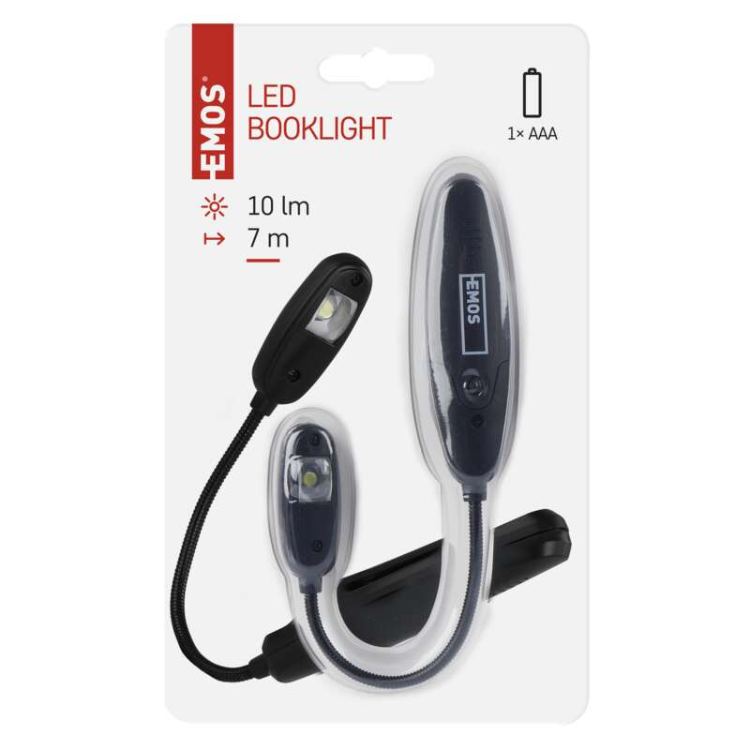 Svetilka za branje Emos P3400 LED, 10 lm, 1× AAA