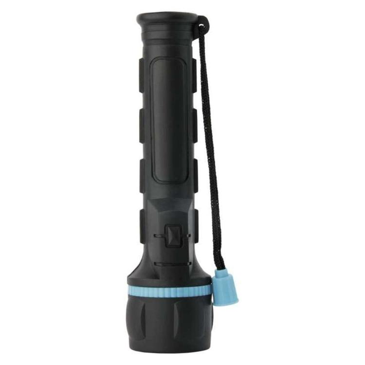 Ročna LED svetilka Emos 3 LED, 20 lm, 2×AA, gumijasta