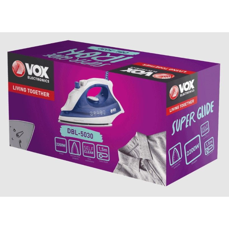 Parni likalnik VOX DBL-5030, 1800 W