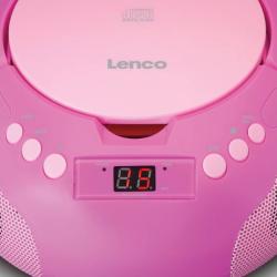 Prenosni radio Lenco SCD-620PK, roza