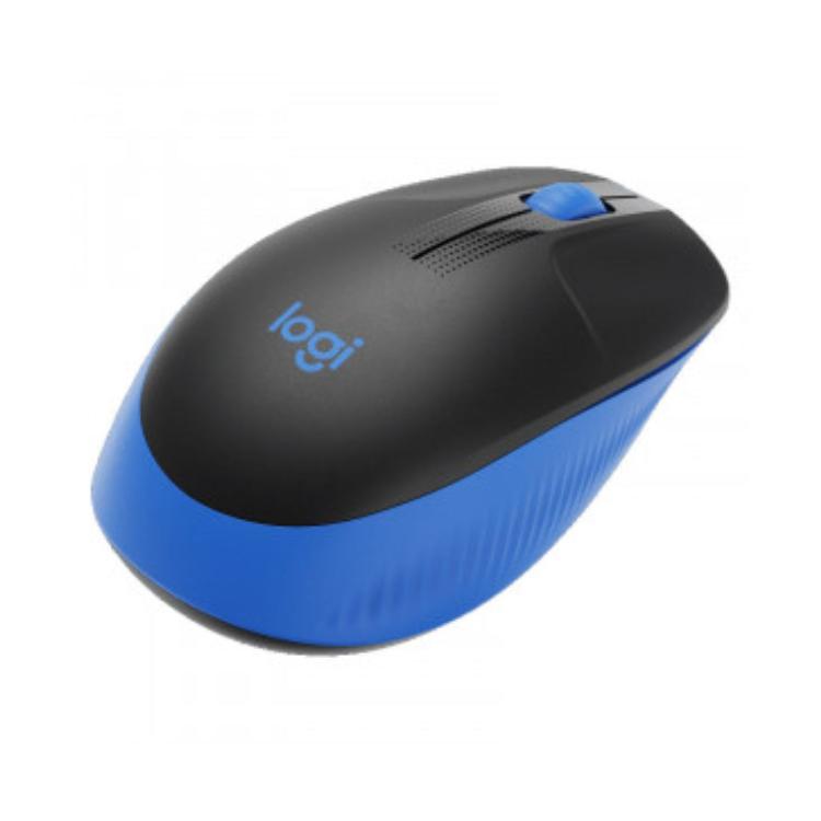 Logitech M190 brezžična optična miška, modra_2