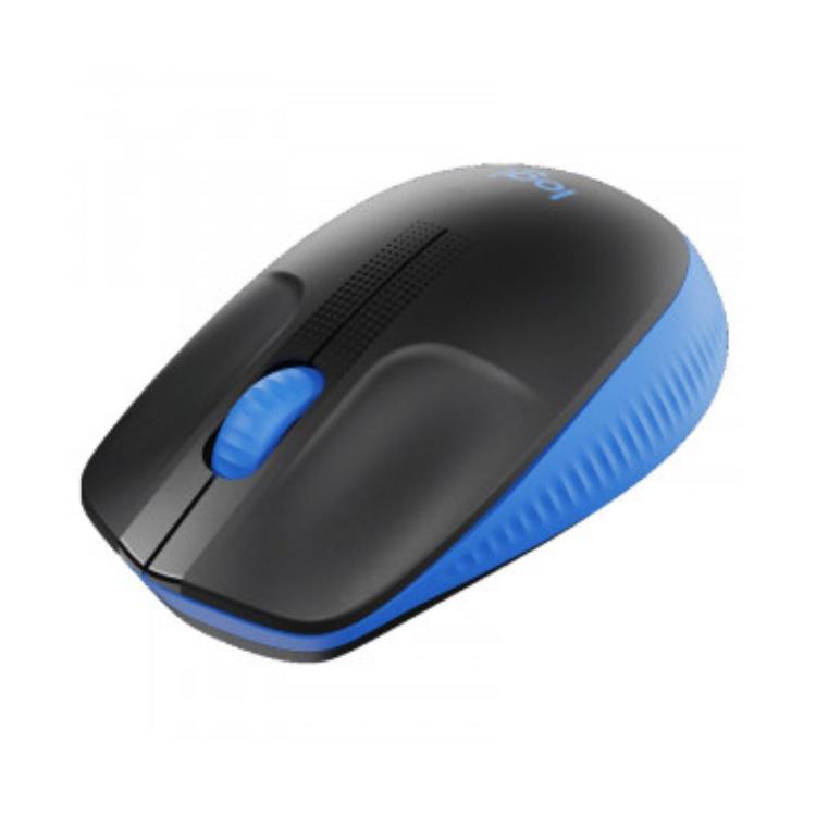 Logitech M190 brezžična optična miška, modra_3