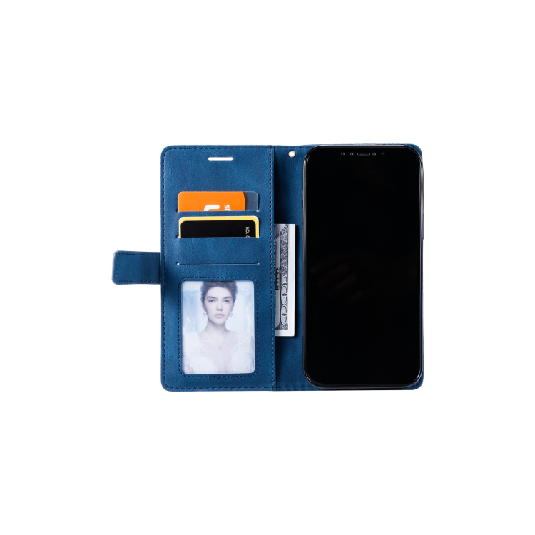 Preklopna torbica (WLGO-Lines) za Xiaomi 14T, modra