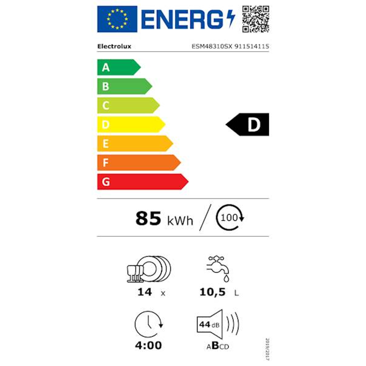 Pomivalni stroj Electrolux ESM48310SX, 44 db, inverter, inox