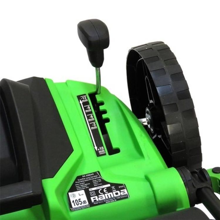 Prezračevalec trate Ramda 1500W, 36 cm, 2 v 1, koš 45 L