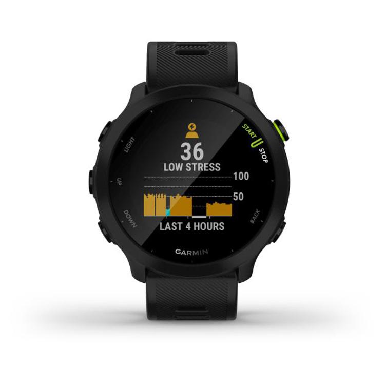 Tekaška ura Garmin Forerunner 55, GPS, z vadbenimi funkcijami, črna_3