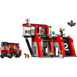 Lego City Gasilska postaja z gasilskim vozilom - 60414