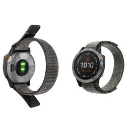 Najlonski pašček Sport za uro Chameleon 26 mm, siva