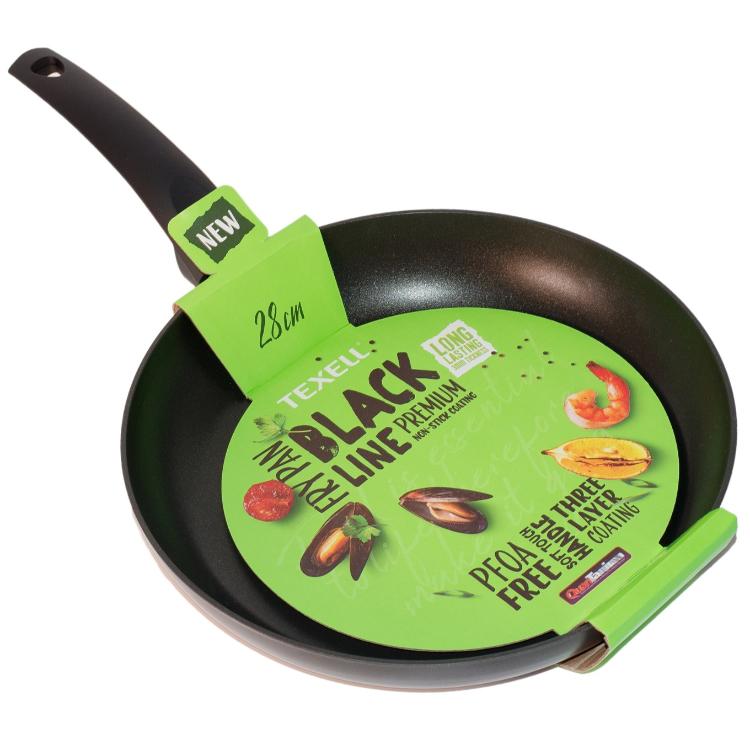 Globoka ponev TEXELL Black Line TPBL-D28, 28 cm