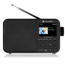Gogen GOGDAB500BTC radio, DAB+ DAB 500 BT, črn