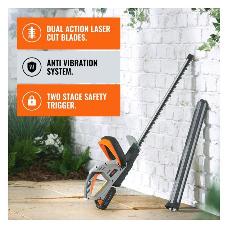 Akumulatorske škarje za grmičevje VonHaus G-Series, 20 V