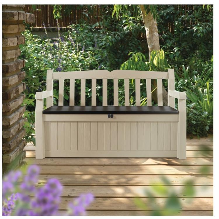 Zaboj za blazine/orodje Keter Eden Garden Bench, 265 l