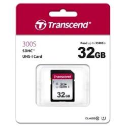 Transcend SDHC 32GB 300S, 95/45MB/s, C10, UHS-I Speed Class 3 (U3), V30_1