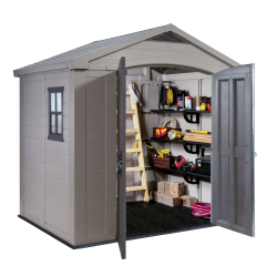 Vrtna hiška Keter Factor BRW557, 256,5 × 182 × 243 cm