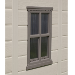 Vrtna hiška Keter Factor BRW557, 256,5 × 182 × 243 cm