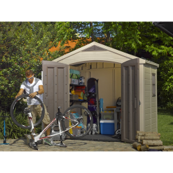 Vrtna hiška Keter Factor BRW557, 256,5 × 182 × 243 cm