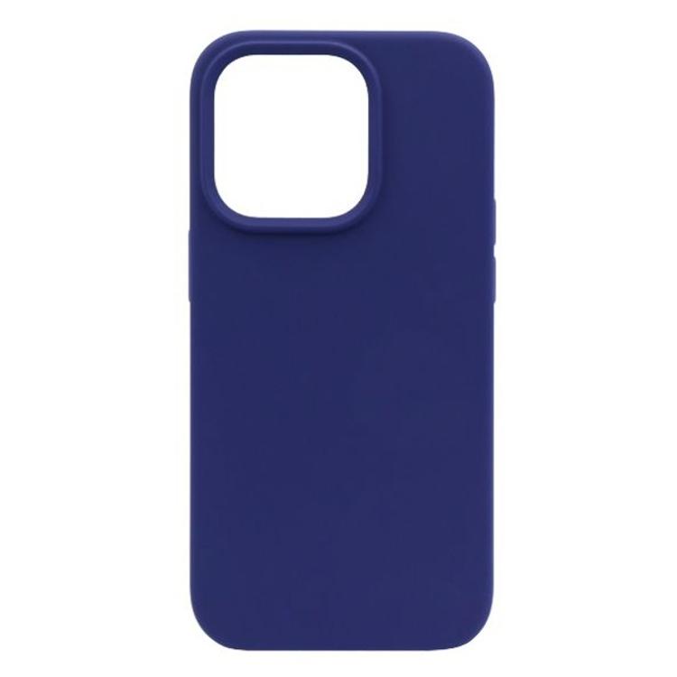 Silikonski ovitek (liquid silicone) za Apple iPhone 14 Pro, Soft, Navy Blue