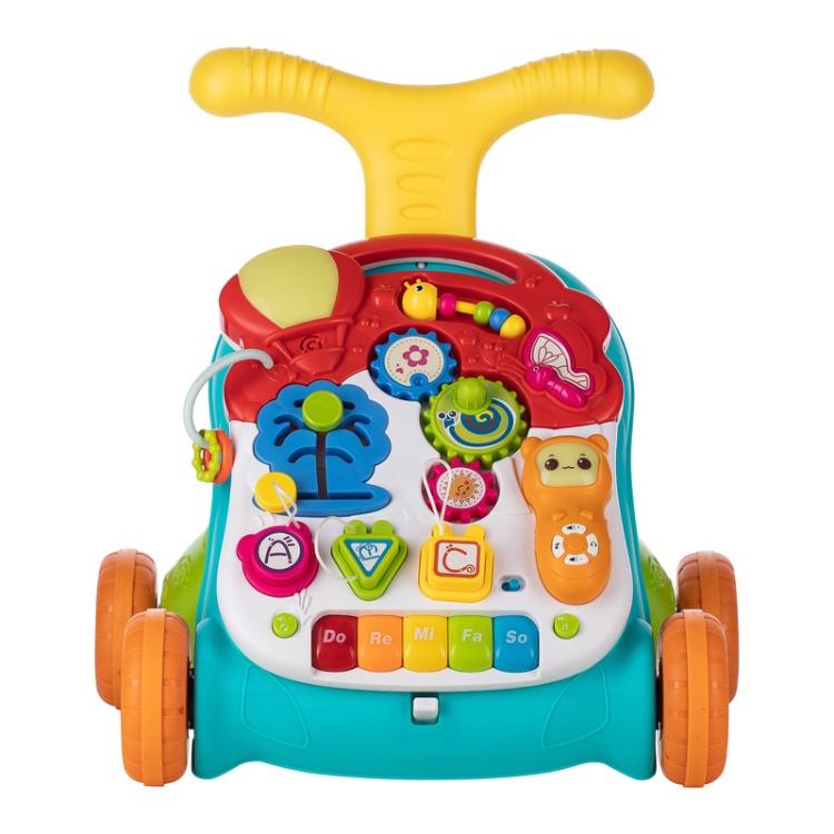Sprehajalec in aktivnostna mizica Free 2 Play Walk&Play 2in1, multicolor