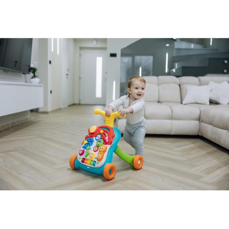 Sprehajalec in aktivnostna mizica Free 2 Play Walk&Play 2in1, multicolor