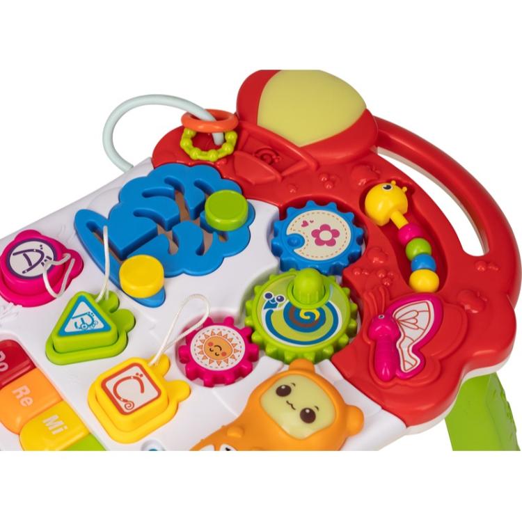 Sprehajalec in aktivnostna mizica Free 2 Play Walk&Play 2in1, multicolor