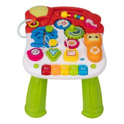 Sprehajalec in aktivnostna mizica Free 2 Play Walk&Play 2in1, multicolor