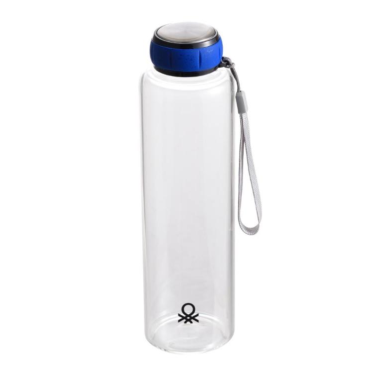 Steklenica za vodo Benetton be-0303 rainbow, 550 ml, modra