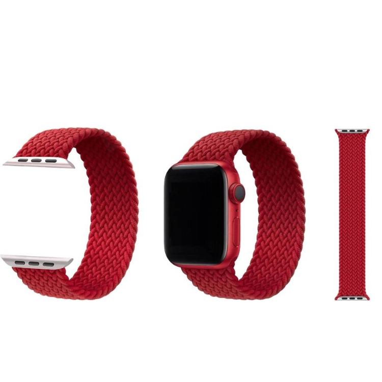 Najlonski pašček Chic (vel.S) za Apple Watch (42/44/45 mm), rdeč, dolžina 15 cm_1