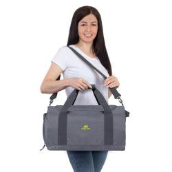 Zložljiva športna torba Rivacase Mestalla 5542, 30 l, siva