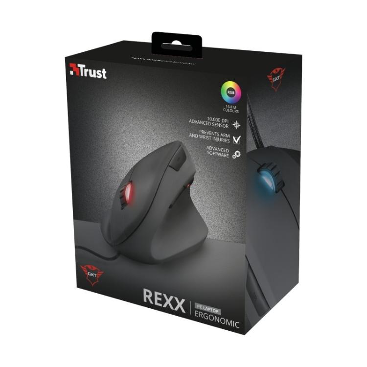 Gaming miška Trust GXT 144 REXX, ergonomska_2